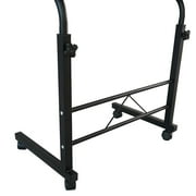 BaytoCare Removable Black Adjustable Laptop Table Stand Computer Desk Sofa Side Bed Tray Rolling
