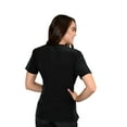 thumbnail image 4 of Women's Button V-Neck Scrub Top Medical Nursing JDM Uniforms, 4 of 5