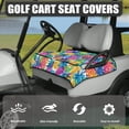 thumbnail image 3 of Whosucclay Colorful Pineapple Pattern Design Cover, Elastic Protector Wear-Resistant Portable Design Golf Cart Seat Towel Blanket for Most 2‑Seat Golf Carts, 3 of 7