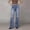 E-Blue, variant on Tqcoqu Women's High Waisted Wide Leg Flare Jeans Stretchy Denim Comfy Loose Basic Denim Pants with Pockets,E-Blue,Women's S-XXL