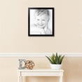 thumbnail image 3 of ArtToFrames 17" x 19" Satin Black Bull Nose Picture Frame, 17x19 inch Black Wood Poster Frame (WOM-1417), 3 of 7