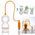 thumbnail image 2 of TG Orange silicone tea strainer, diving shaped tea strainer tea strainer, 2 of 5