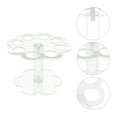 thumbnail image 6 of Masteelf Cone Holder Detachable 8 Holes Cone Display Stand Clear Cupcake Dessert Rack for Wedding Birthday Shower, 6 of 10