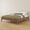 Dark Brown, variant on Bear Platform Bed (Queen), Oak Embossed Pecan