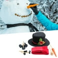 thumbnail image 4 of Happy date 1 Set Christmas Snowman Decorating Kit, Snowman Making Kit Winter Party Kids Outdoor Toys Decoration Christmas Holiday Decoration Ornaments for Crafting Party Supplies, 4 of 8