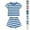Blue, variant on CYRBOKO Toddler Boys Outfit Sets, Short Sleeve Striped 2 Pieces T Shirts with Shorts Sets Blue Size 2T