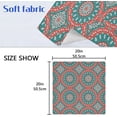 thumbnail image 7 of Coolnut Retro and Elegant Bohemia Cloth Napkins Set of 6, Durable Printed Washable Table Napkins for Valentines, Weddings, Dinners Parties Home Decor, 20 x 20 Inch Washcloth Gift, 7 of 7
