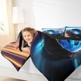 thumbnail image 4 of jejeloiu Blue Sport Car Queen Comforter Set,Speed Game Car Bedding Comforter Set For Racing Gamer Reversible 3 Pieces, 4 of 8