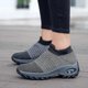 thumbnail image 2 of Zapatos para caminar para mujer Zapatos de viaje para exteriores con aumento de altura súper suaves Aespa kaili Sencillez, 2 of 4