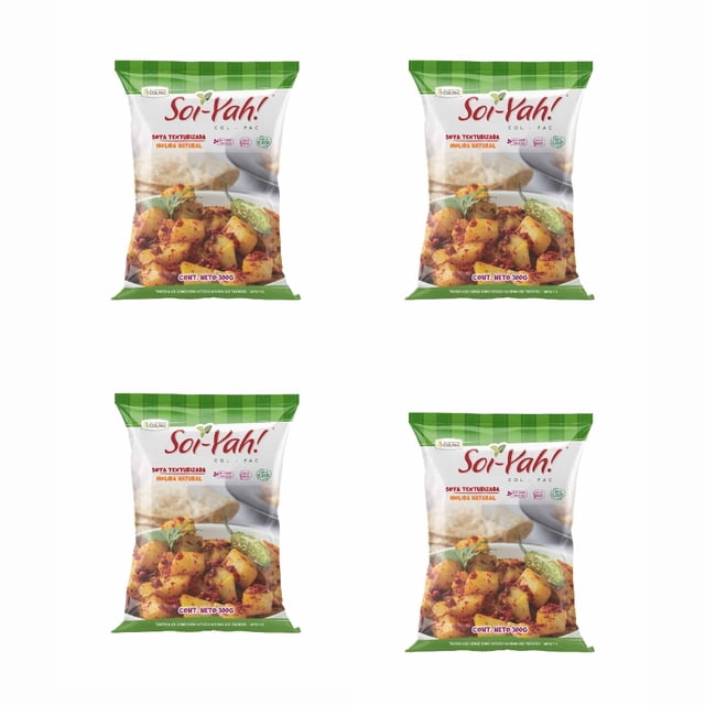 Soya texturizada Soi Yah! Natural 350 g paquete con 4 unidades Ysi Súper Saludable Soya texturizada Soi Yah! Natural 350 g paquete con 4 unidades
