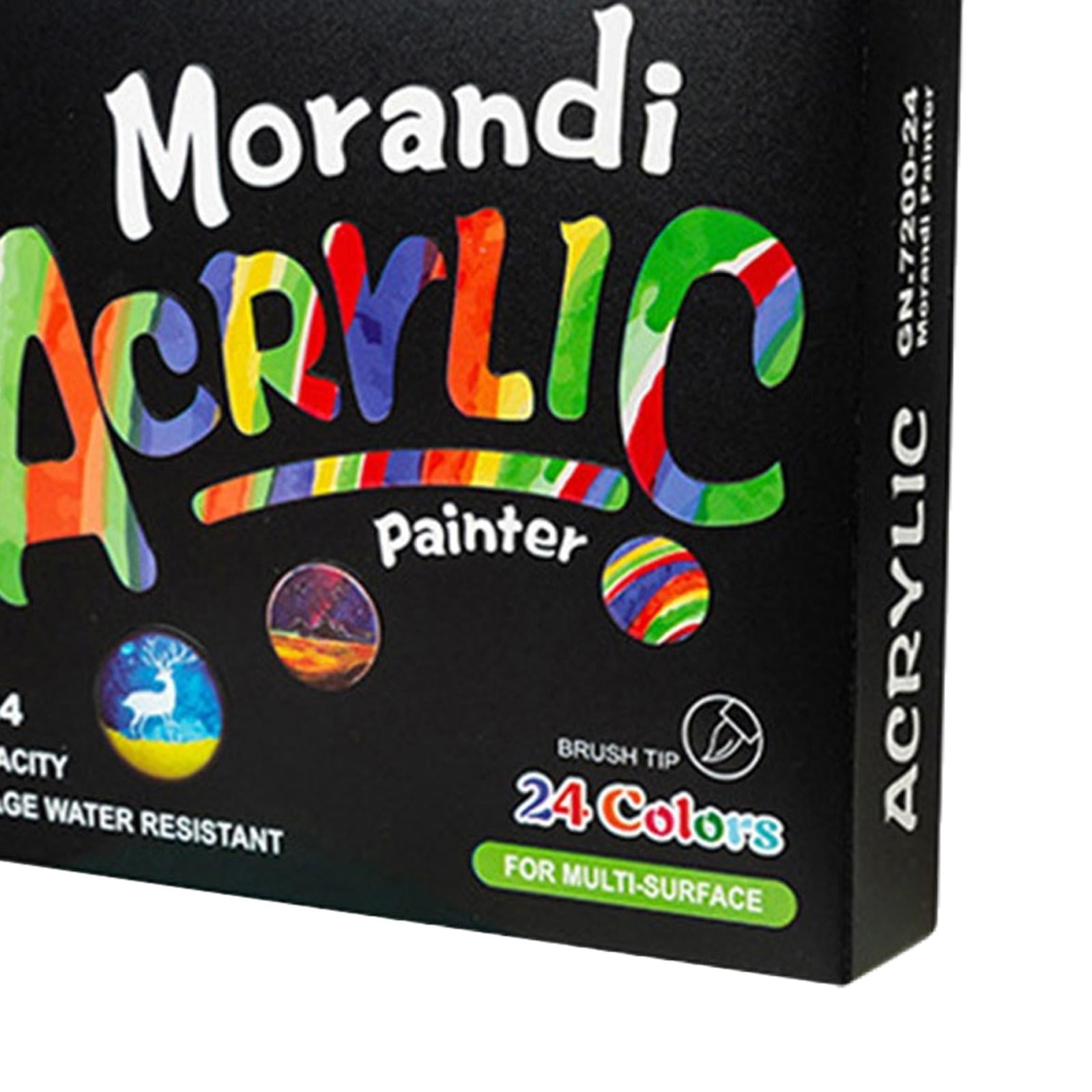 FVDPWYE Acrylic Paint Marker Set Art Pens Fine Point Drawing Pens Acrylic Paint Pens for 24 Colors