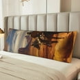thumbnail image 2 of Fotbe Western Desert Cowboy Cloud Funda para Almohada Corporal con Diseño, Funda de Microfibra Ultrasuave de 20x54 Pulgadas, Ropa de Cama Elegante, 2 of 7