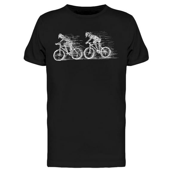 Mountain Bike Racers T-Shirt Men -Image by Shutterstock, Male Large