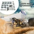 thumbnail image 3 of Bewildely Control remoto, brazos oscilantes para coche, copas de dirección, copa de rueda, Kit de repuesto para WLtoys 144010 144001 144002 Kits de construcción modelo Tipo 3 Bewildely  FN010453-03, 3 of 6
