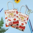 thumbnail image 3 of 16 Pcs Fire Truck Goodie Bags for Firetruck Birthday Party Supplies,Fire Engine Gift Snacks Treat Candy Party Favors Bags with Handles for Kids Adults Firetruck Theme Party Decorations, 3 of 7