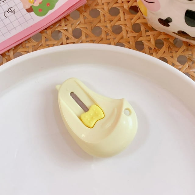 Cute Eggshell Shaped Mini Portable Cutter For Express Demolition Pocket Hand Account Sticker Paper