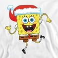 thumbnail image 2 of Spongebob Squarepants Christmas Santa Hat Unisex Adult Crewneck Sweatshirt, 2 of 5