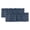 Blue, Indigo, Navy, Slate, variant on 2 Pack Valances for Windows, Indigo Blue Window Valances for Living Room/Bedroom/Bathroom, Farmhouse Vintage Blue Solid Color Light Filtering Kitchen Curtain Valance Window Treatment 42"W x12" L