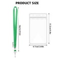 thumbnail image 5 of Pack of 4Pcs Lanyards for Neck with 4 Badge Card Holder Vertical Card Badge Holder Clear Name Card Holder and Lanyard, 5 of 20