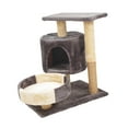 thumbnail image 3 of BELOVING Cat Tree Cat Furniture Padded Perch Exercise Resting Multi Layer Perch dark gray, 3 of 10