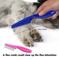 thumbnail image 6 of Hoolife Pet Grooming Brush Kit, 8 Pcs for Shedding & Matted Fur, with Flea Comb and Dog Bath Brush, Cat Dog Brush Grooming Kits, Pink, 6 of 8