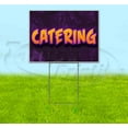 thumbnail image 1 of Catering (18" x 24") Yard Sign, Includes Metal Step Stake, 1 of 6