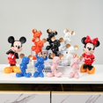 thumbnail image 1 of 13/21cm Disney Mickey Mouse Figure Minnie Mouse Figurines Collection Resin Model Statue Dolls Children Toy Gift Fashion Car Deco zhangyuxiang LED, 1 of 2