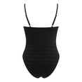 thumbnail image 5 of NIEWTR One Piece Swimsuit for Women Push Up Swimwear Adjustable Strap Bathing Suit(Black,L), 5 of 8