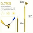 thumbnail image 1 of Detailing Fine Line Fluid Writer Paint Applicator Pen, Aluminum Alloy Construction Precision Touch Up Paint Perfect For Rock Chips And Scratch Repair, 1 of 8
