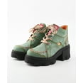 thumbnail image 4 of Botas de suela gruesa cosidas a mano para mujer, Color sólido, primavera y otoño, 2024, 4 of 5
