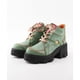 thumbnail image 4 of Botas de suela gruesa cosidas a mano para mujer, Color sólido, primavera y otoño, 2024, 4 of 5