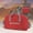 Red, variant on Foldable Travel Duffle Bag, 15.7 Inch Large Capacity Polyester Storage Tote, Portable Handheld Luggage Case for Overnight Trips Home Wardrobe Organizing