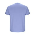 thumbnail image 4 of BiZtdJrK Mens Big and Tall T Shirts Short Sleeve Slim Fit Casual Tees Lightweight Comfy Summer Basic T Shirt Blue L, 4 of 7