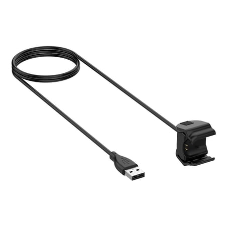 Dock Adapter Charging Cable Cord Fit Bracelet - Black, 100cm
