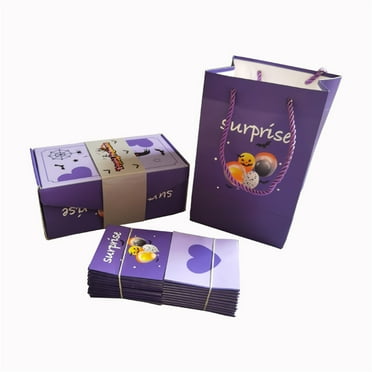 Yhmxh 20 Pcs Surprise Box Gift Box, Unique Folding Bouncing Red Envelope Gift Box with Confetti, Folding Pop Up Surprise Box Gift Card, Exploding Pop Up Boxes for Gifts Halloween Decorations
