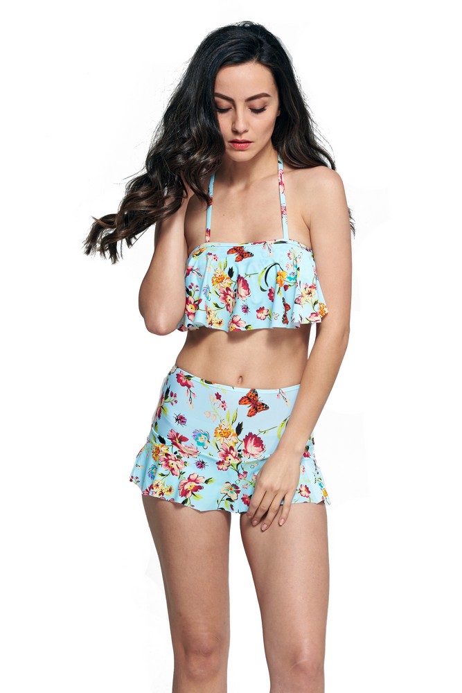 Hawaii Hangover Hawaii Hangover Women's Girly Floral Muumuu Bikini