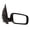 Paint to match, variant on For Ford Freestyle 2005 2006 2007 Door Mirror Passenger Side | Power Glass | Non-Heated | Manual Folding | Smooth | Non-Towing | Replacement For FO1321285 | 6F9Z17682A