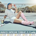 thumbnail image 2 of 3/6 Paires de Bas de Compression pour Femmes et Hommes 15-20 mmHg - Meilleur Soutien pour Infirmières, Course, Randonnée, Récupération et Bas de Vol, 2 of 7