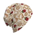 thumbnail image 6 of Gaeub Valentine'S Day Rose Print Beanie Hats for Men Women,Winter Caps,Knit Cuffed Beanie,Cuffed Cap,Great for Winter Activities, 6 of 7