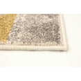 thumbnail image 5 of eCarpetGallery Modern Living Room Area Rug, 7'10" x 10'2", Ivory-Gold, Remi, 5 of 9