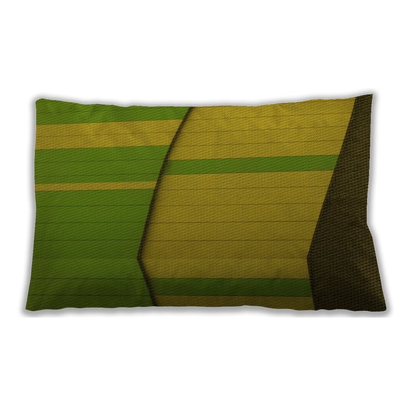 Ahgly Company Indoor Rectangular Contemporary Lumbar Throw Pillow, 13 inch by 19 inch