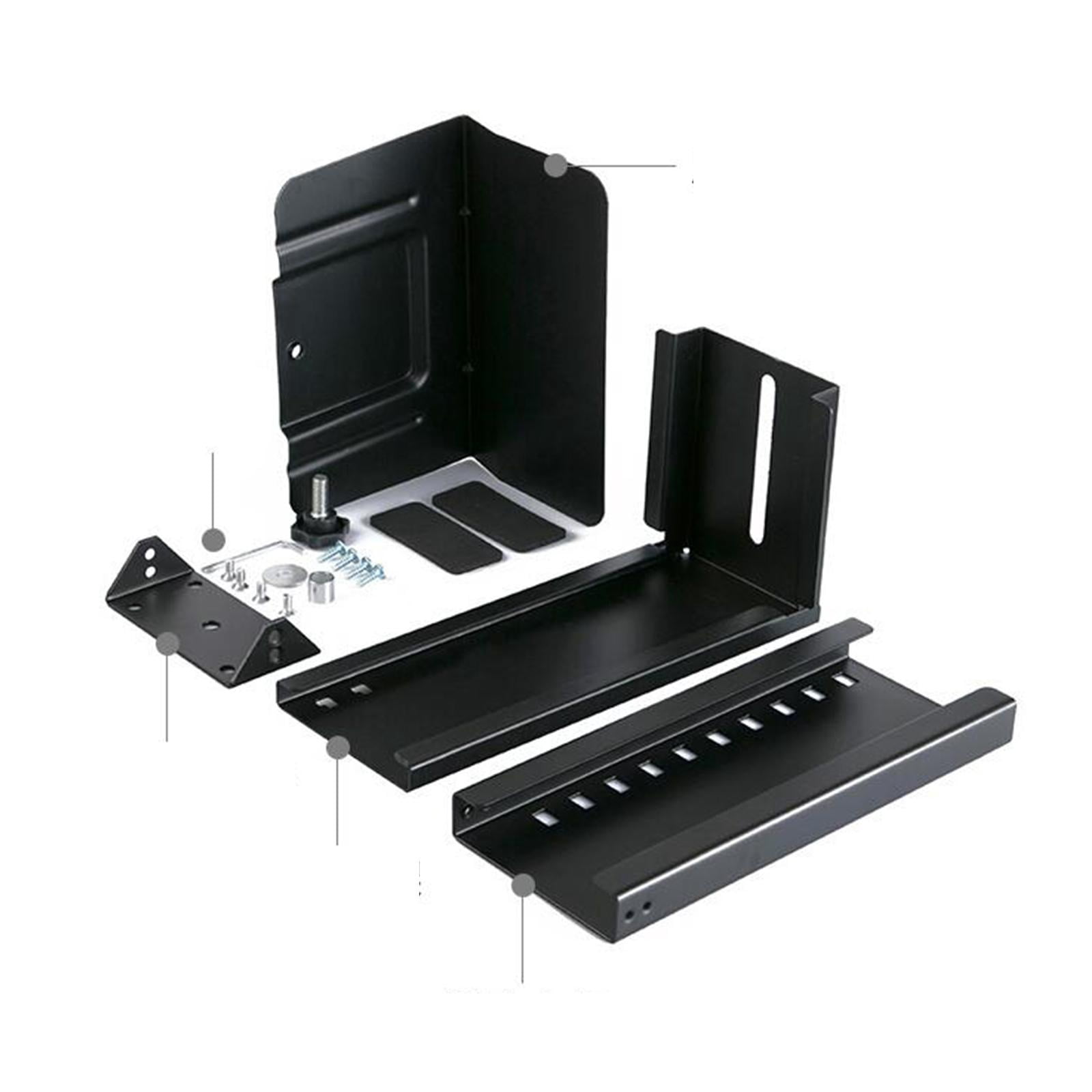 Computer Case Carrier Durable Corrosion Resistance Stamping Process Adjustable Sturdy 2.45mm Thick Laptop black