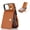 Brown, variant on Phone Case - Faux Leather Phone Case with a Magnetic Buckle And Ring for Iphone 17, Air 16E, 15, 14, 13, 12, 11 Pro Max, Featuring a Wallet And Credit Card Slot
