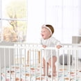 thumbnail image 2 of Sweet Jojo Designs Mermaids Pink Blue Orange Fitted Crib Sheet, 2 of 6