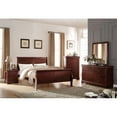 thumbnail image 2 of Bowery Hill Traditional / Modern Wood Nightstand in Cherry Finish, 2 of 6