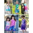 thumbnail image 4 of Aideaone Girls Dress Kids Sleeveless Mermaid Birthday Sundress for 4-13 Years, 4 of 6