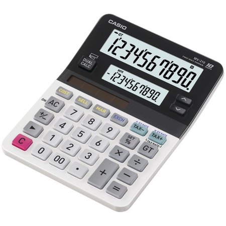 UPC 079767901776 product image for CASIO MV-210 Dual Display Mini Desktop Calculator | upcitemdb.com