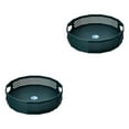 thumbnail image 2 of Becaristey Convenient Anti-Skid Turntable Spice Rack Bathroom Storage Tray Organizer Container Green L 2Set, 2 of 6