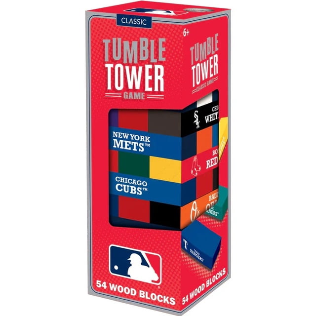 Masterpieces Puzzle Company MLB Tumble Tower - toutes les équipes jeu de plateau