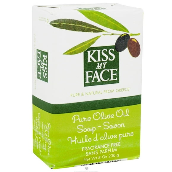 Kiss My Face - Pur Savon à l'Huile d'Olive Sans Parfum - 8 oz.